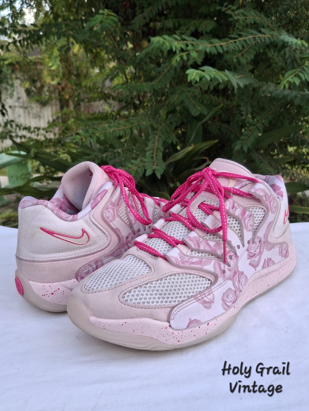 Men's Nike Kevin Durant Aunt Pearl KD18 Rose Pink Fuchsia HV1997-600 Size 10